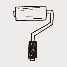 paint brush doodle N21