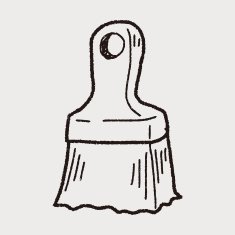 paint brush doodle N22