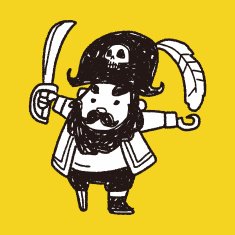 pirate captain doodle N10