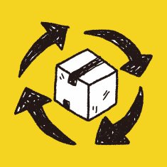 shipping box doodle N121