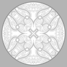 coloring book page for adults - zendala joy to older N27