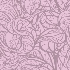 Pink hand drawn floral seamless N3