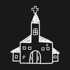 church doodle N13