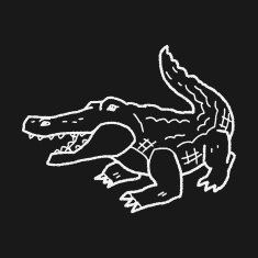 Crocodile doodle N15
