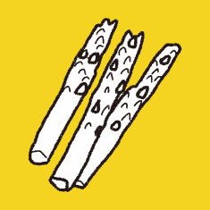 asparagus doodle N6