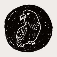 eagle doodle N13