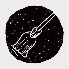 broom doodle N30