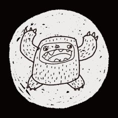 monster doodle N116