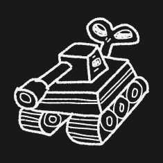 toy tank doodle N7
