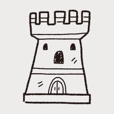 castle doodle N45