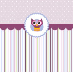Seamless baby pattern wallpaper