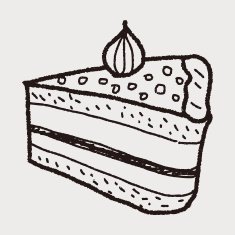 doodle cake N213