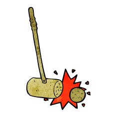 mallet hitting ball N4