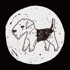 Dog doodle N119