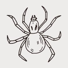spider doodle N23