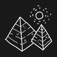 Doodle pyramid N31