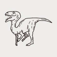 dinosaur doodle N88