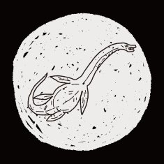 dinosaur doodle N93