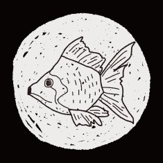 Goldfish doodle N6