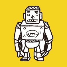 robot doodle N718