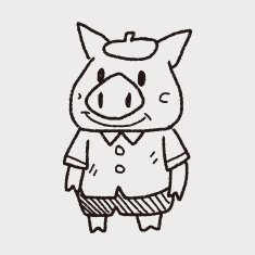 three little pigs doodle N14