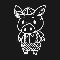 three little pigs doodle N17