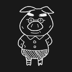 three little pigs doodle N18