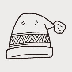 winter hat doodle N28