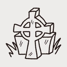 grave doodle N21