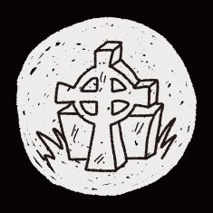 grave doodle N23