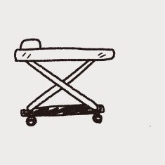 hospital bed doodle N12