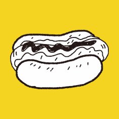 hot dog doodle N8
