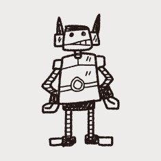 robot doodle N728
