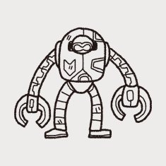 robot doodle N729