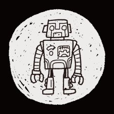 robot doodle N733