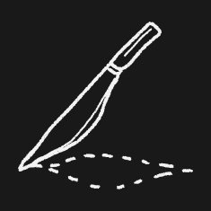 Scalpel doodle drawing N12