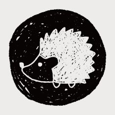 Doodle Hedgehog N5