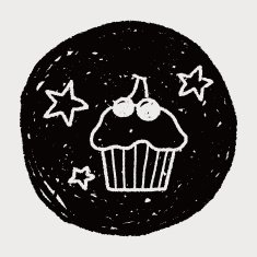 doodle cake N215