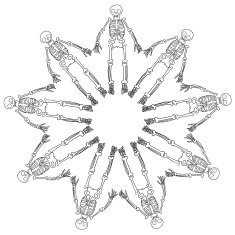 skeleton vector pattern N2