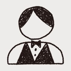 waiter doodle N14