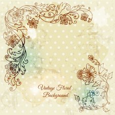 doodle floral background N3