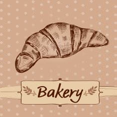 Retro style bakery template N3