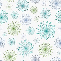 seamless radial flower pattern N2