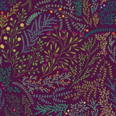Floral violet pattern