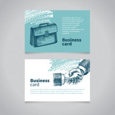 Sketchy business cards
