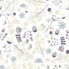 Floral seamless pattern - vector illustration N12