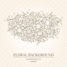 Card with chamomile N2