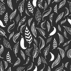 Vector feather background retro pattern N6