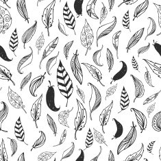 Vector feather background retro pattern N7