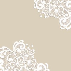 Flower vector ornament corner N8